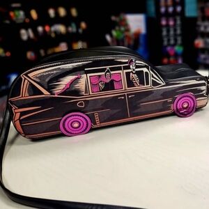 Unique Black and Pink Crossbody Bag